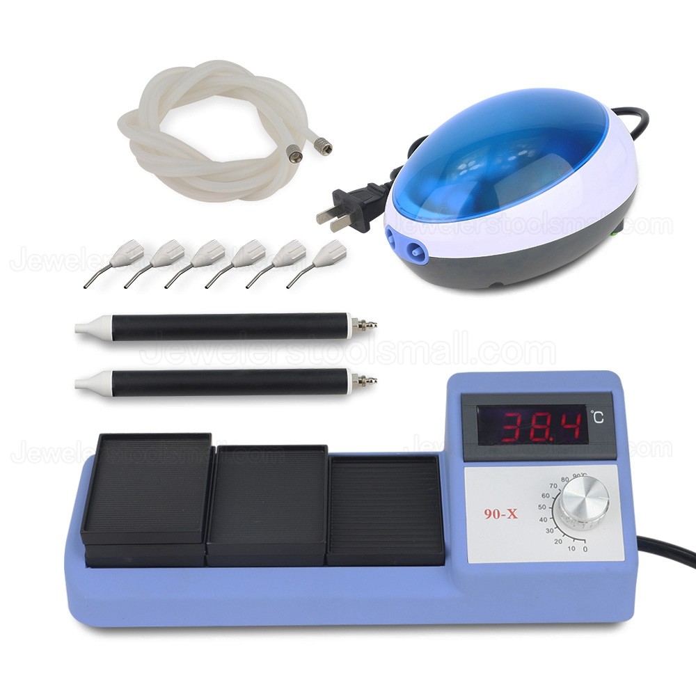 Diamond Setting Jewelry Goldsmith Tools Thermal Vacuum Micro Wax Setting Machine Set